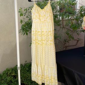 NWT Lilly Pulitzer Yellow Islet Long Dress - 16